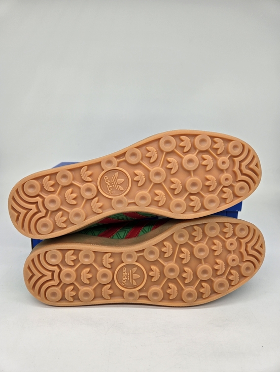 adidas Women's Gazelle Indoor IH9647 Green Red Mexico Shoes Size 9 New - Picture 7 of 8